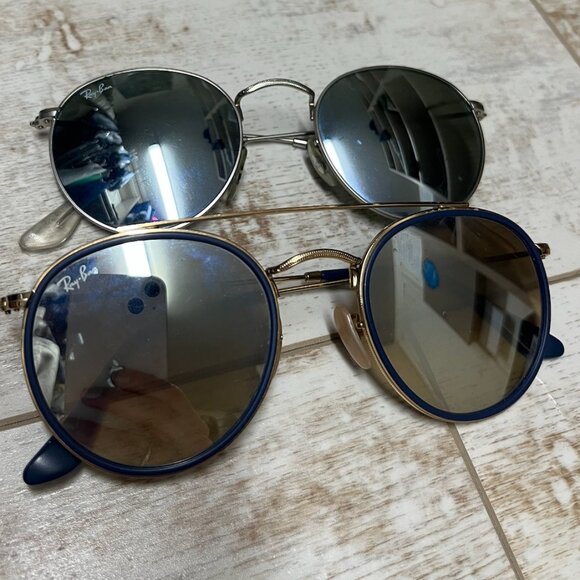 Set of 2 Aviator Ray Bans - Picture 3 of 5